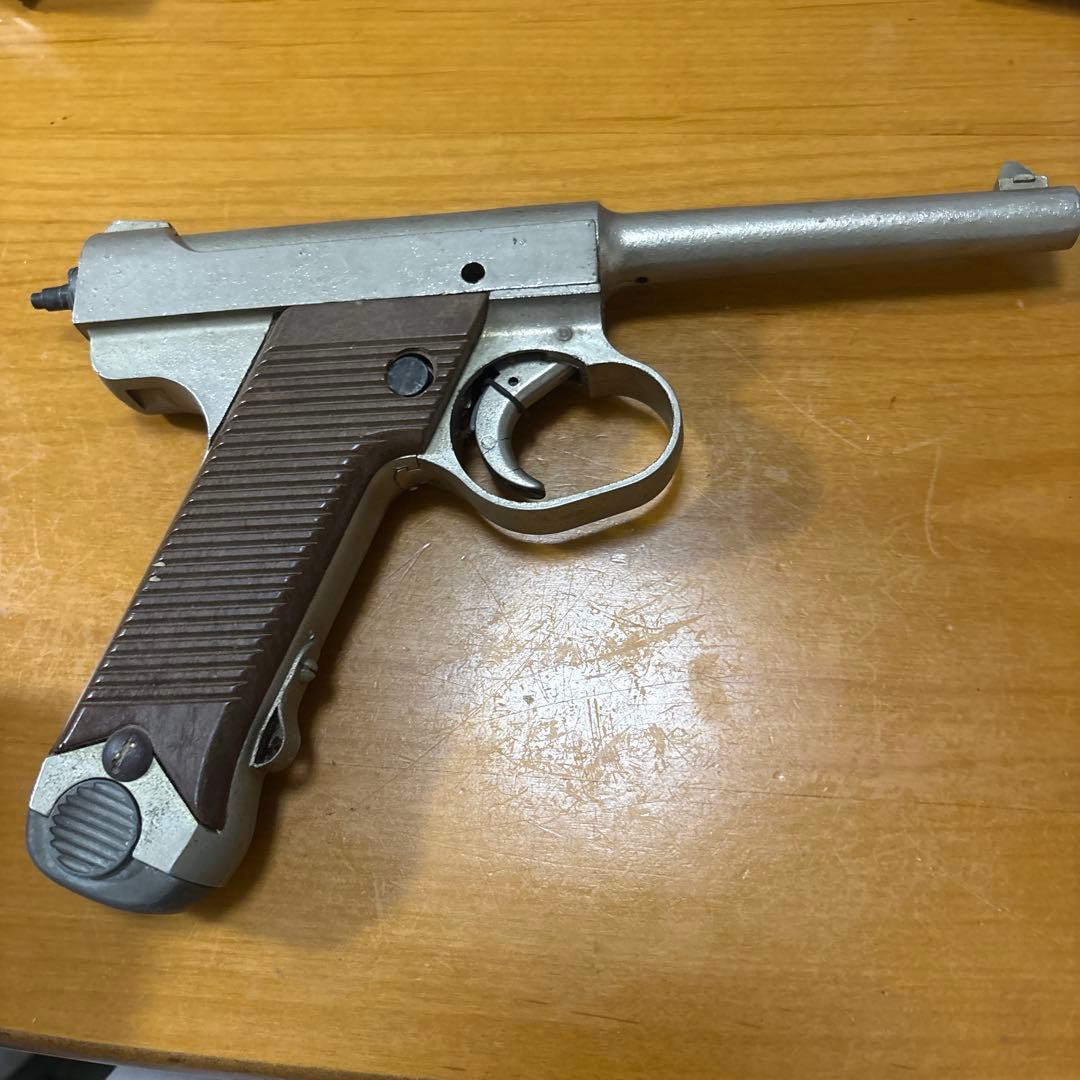 【CAW】南部14年式 中期型 HW 限定モデルガンジャンク／部品欠品・発火不可