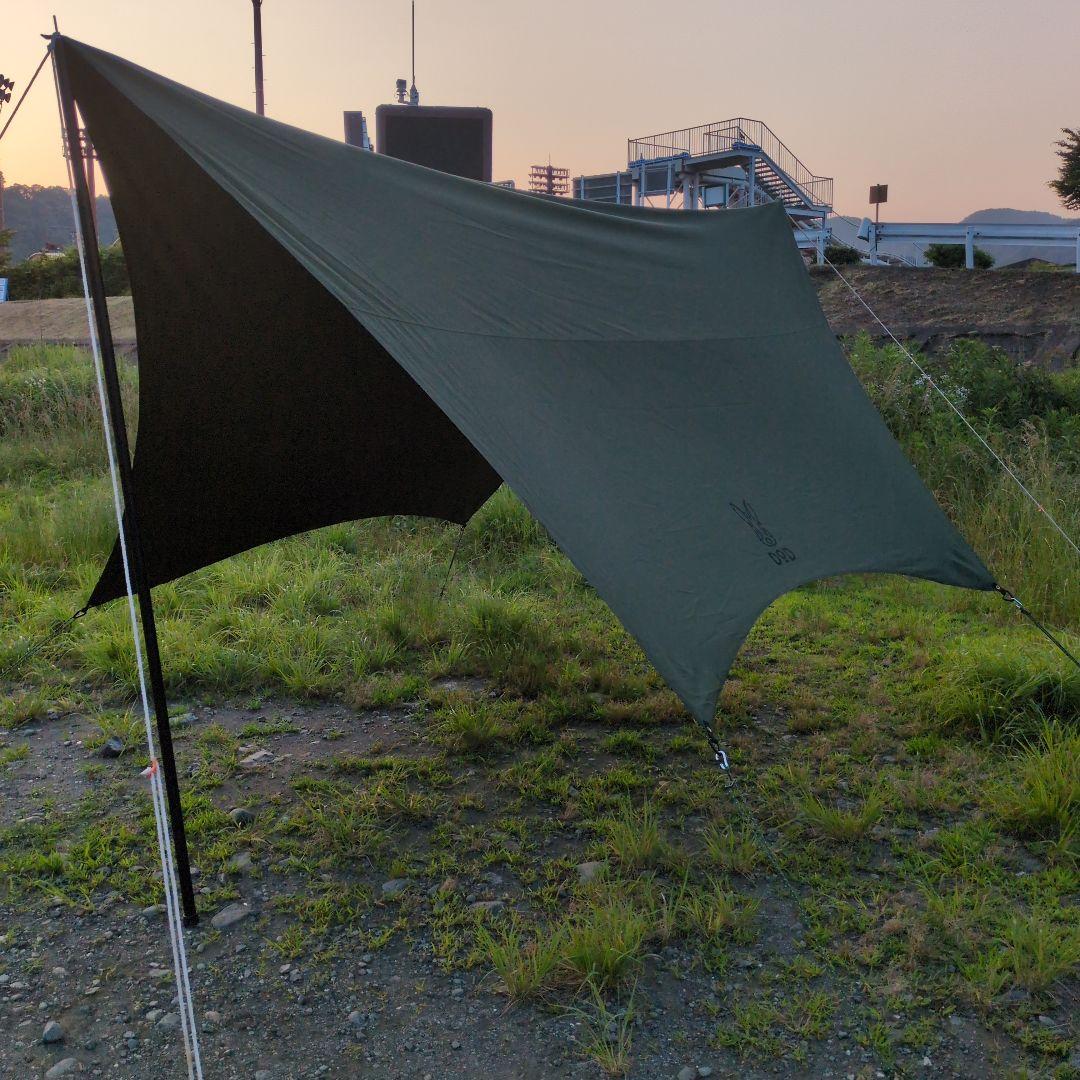 dod いつかのタープTC ポールなし　カーキ　オマケ付き