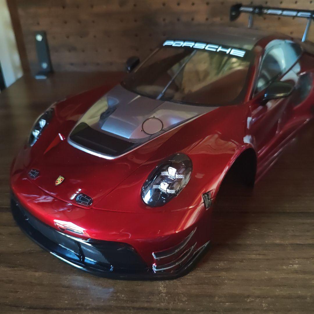 タミヤ　ポルシェ911 GT3 R ボディ　キャンディ塗装