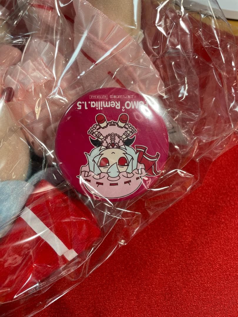 ☆新品☆東方 ふもふもふらん ふもふもれみりあ 2体セット 缶バッジ付き