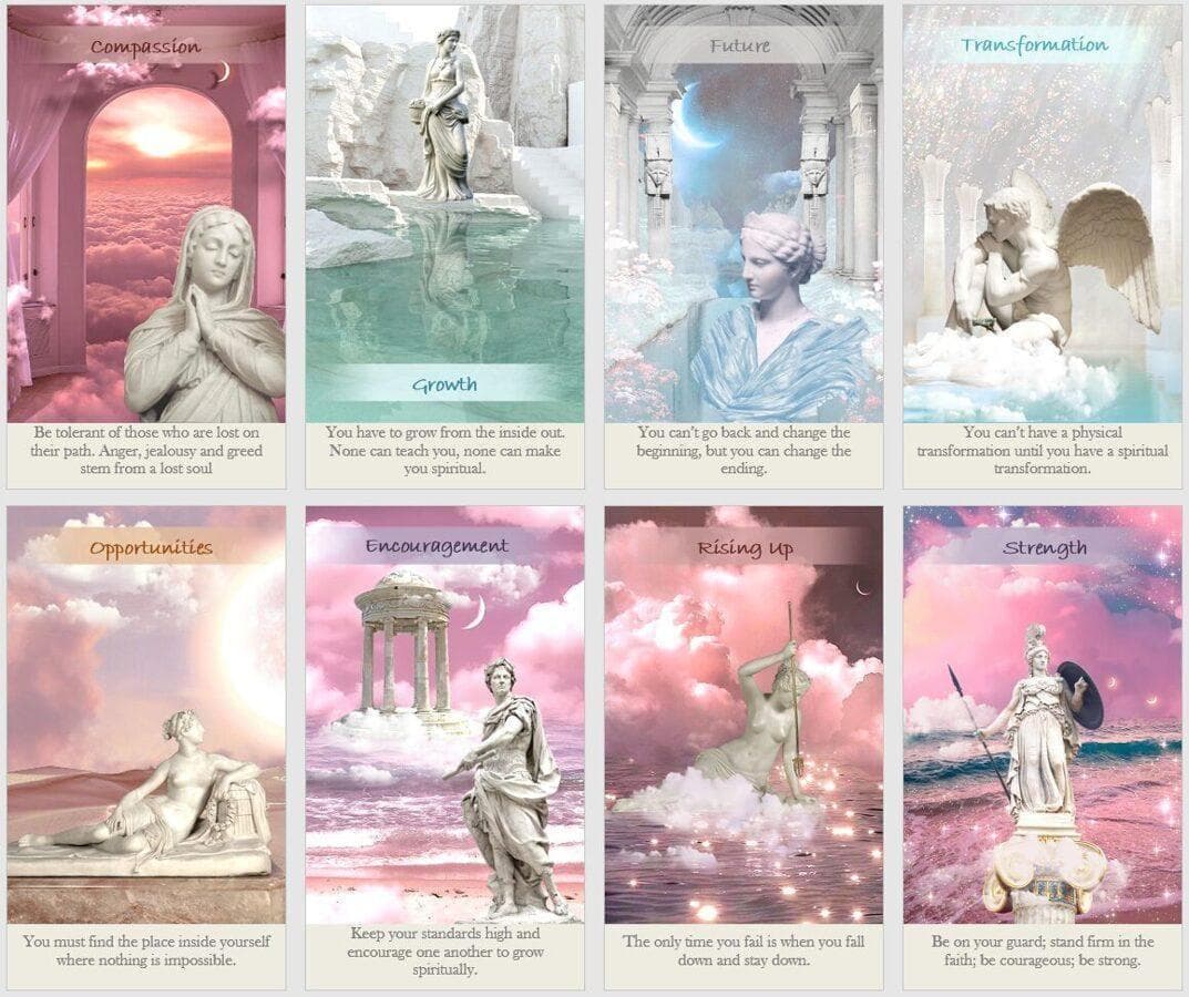 【正規品オラクルカード】美麗✨神々の神秘的な世界✨スピリチュアルヒーリングデッキ