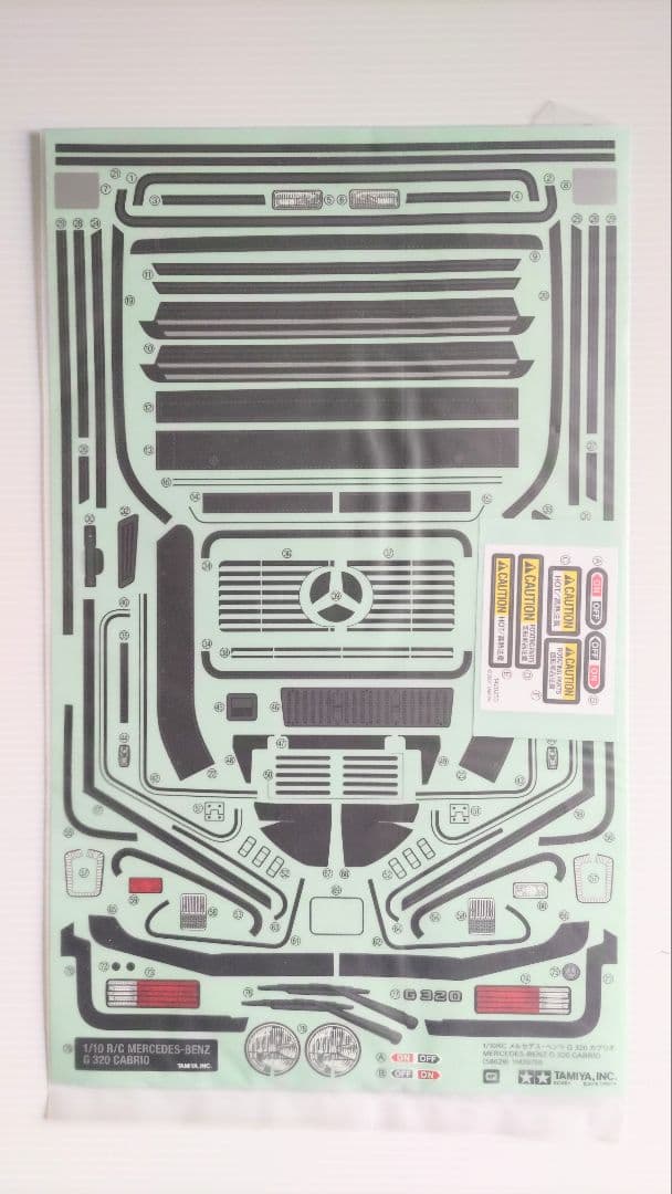 タミヤ 1/10 メルセデス・ベンツ G320 カブリオ