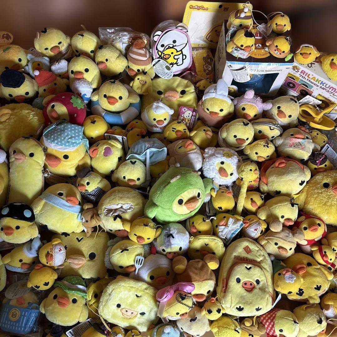 平成レトロぬいぐるみ　キイロイトリまとめ売り