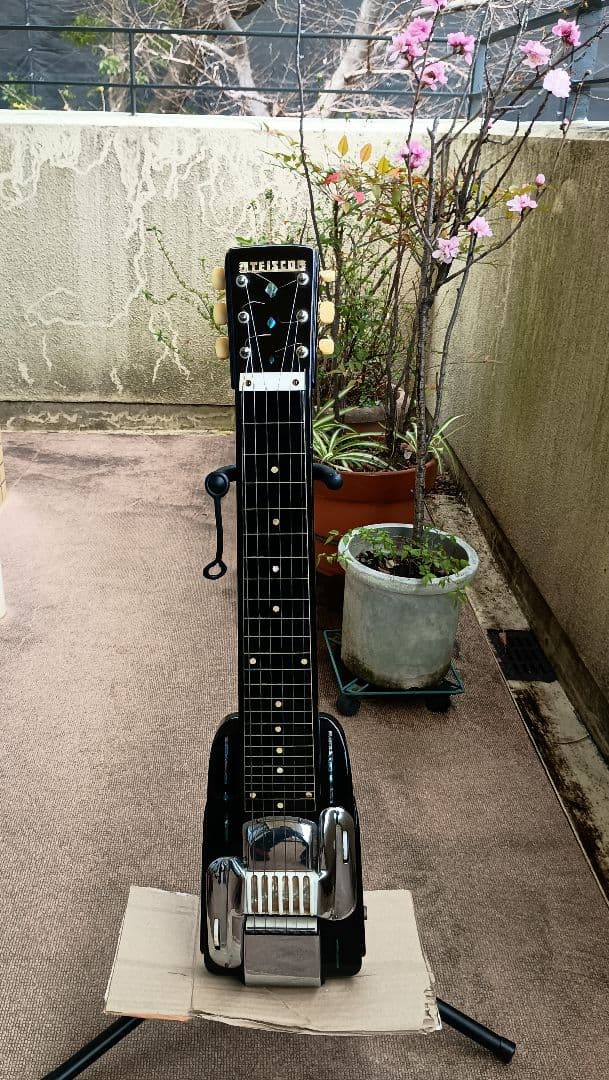 【1950年代美品】Teisco Model L／黒／完動品／ハードケース付