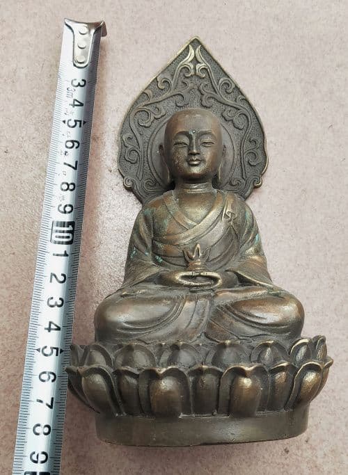 仏教美術 観音菩薩仏像 置物 銅製 仏像 彫刻 置物 開運 風水