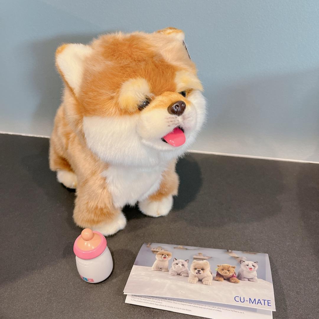 ✦電子ウォーキング 秋田犬 ぬいぐるみ 歩くおもちゃ 吠える 電池 鳴く