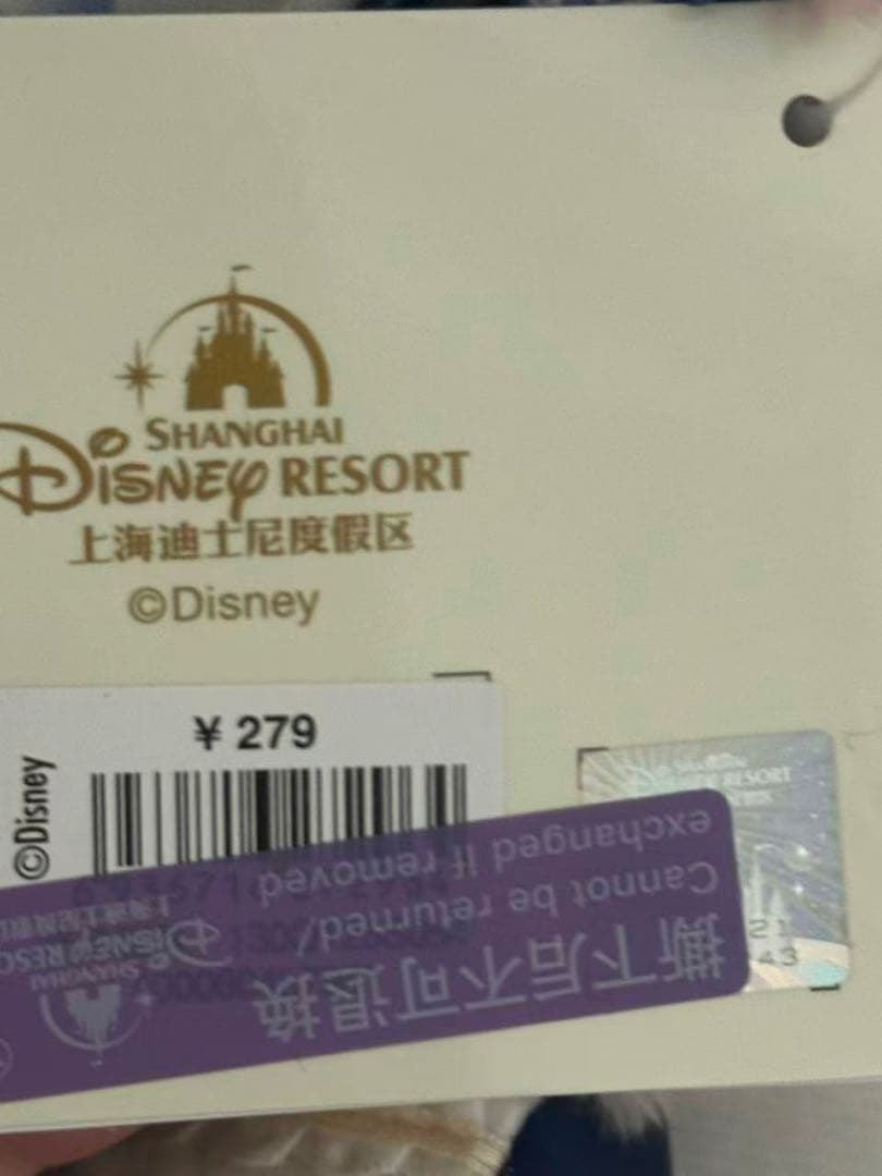 専用　お顔厳選　上海ディズニー　リズム　スケルトン入り　リーナベルぬいぐるみ62