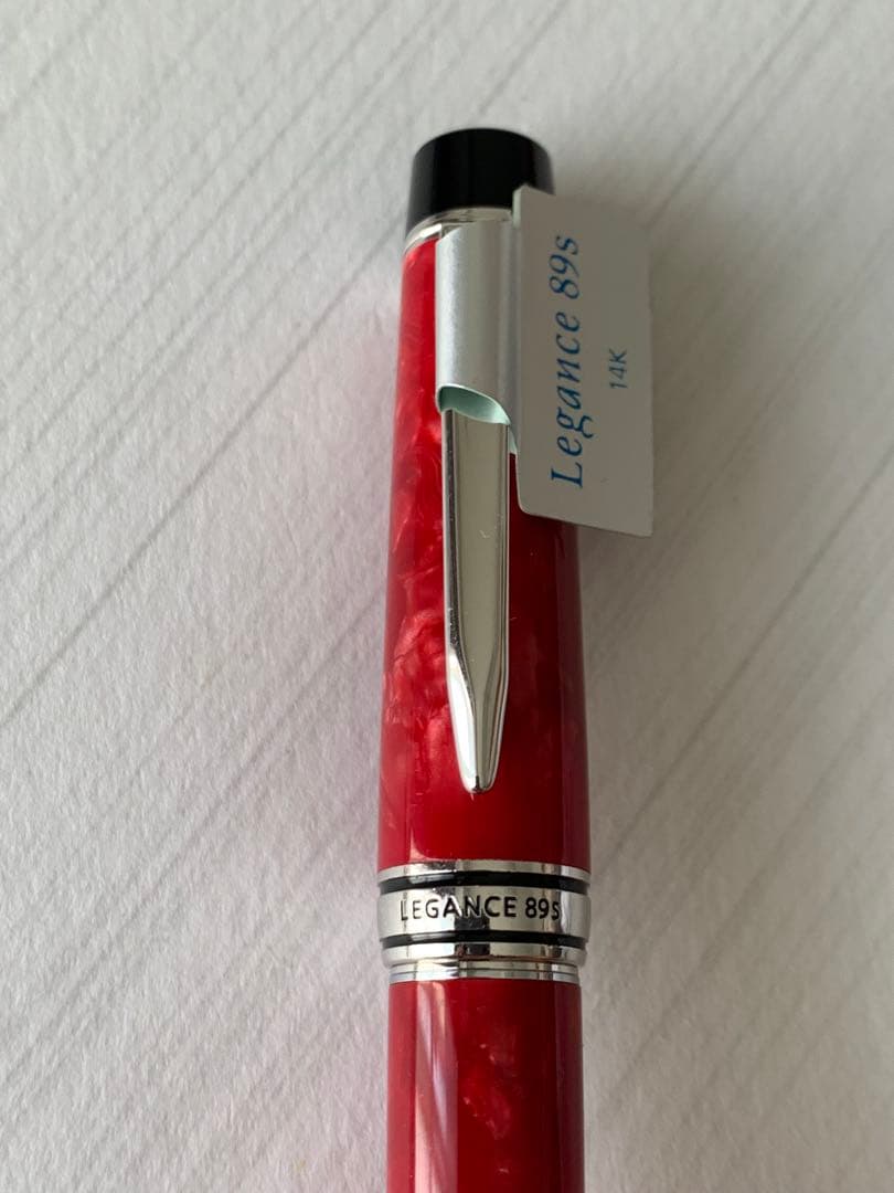 PILOT LEGANCE 89S レッド 万年筆 F字