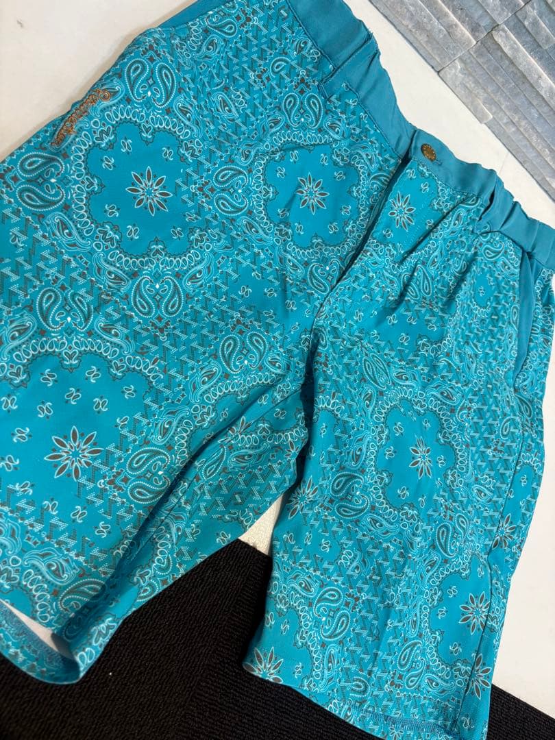 レザレクション ターコイズ 総柄 ペイズリー柄 セットアップ