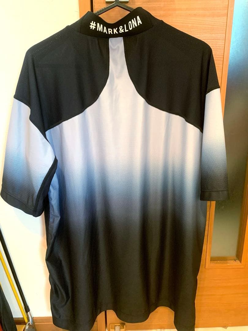 ほぼ新品　即完売　マークアンドロナ　MARK&LONA モックネックシャツ　50