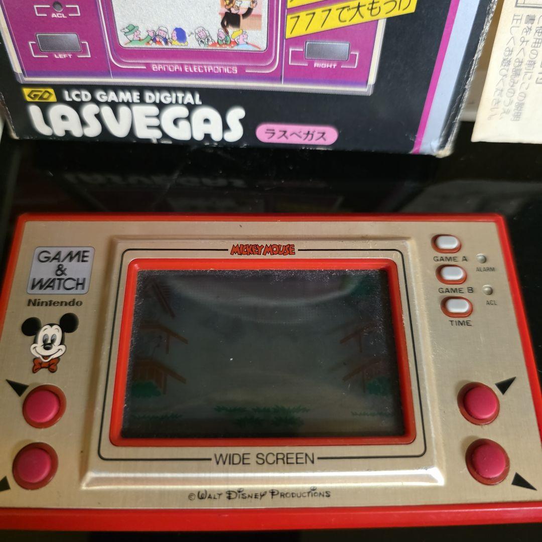 ゲームウォッチ　任天堂　バンダイ　電子ゲーム　セット　ラスベガス　昭和　レトロ