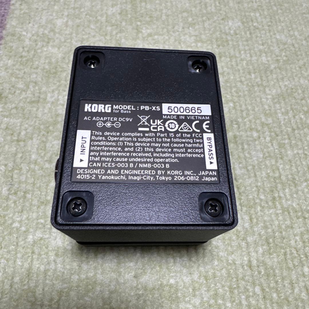 【あつ】 KORG Pitchblack XS Bass