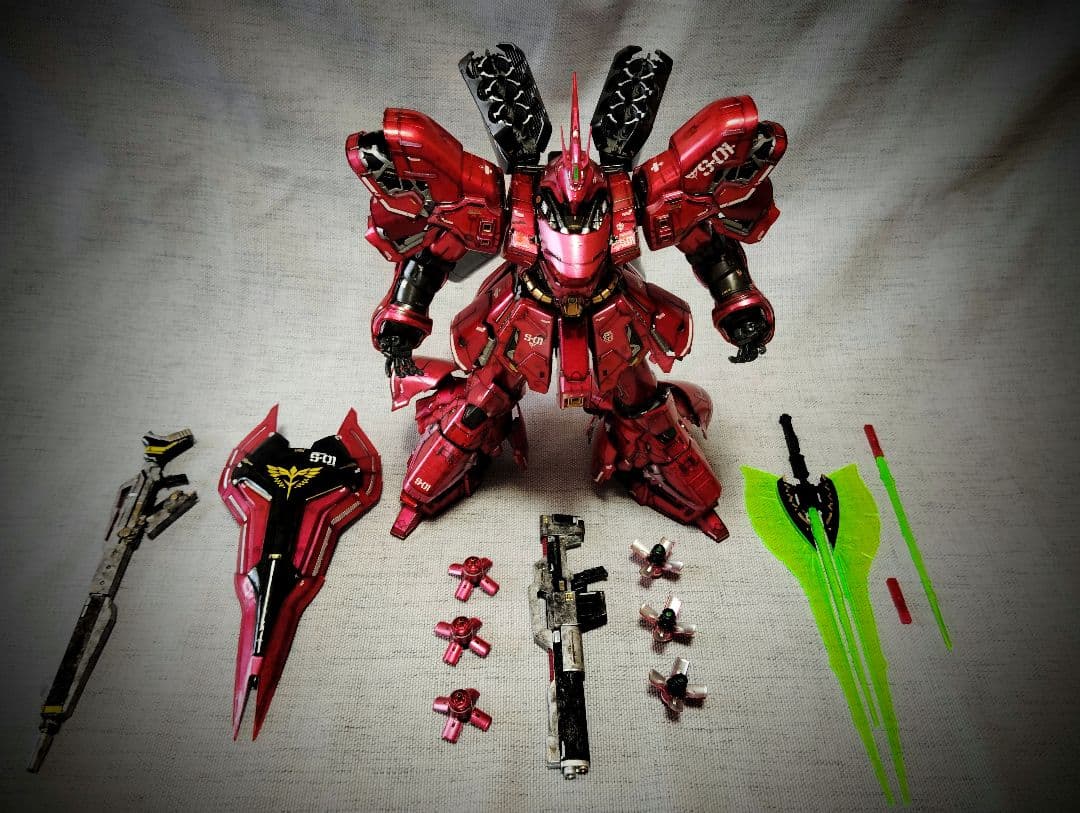 1/100 MGサザビー ver.ka メカニカルコアメッキ風　塗装改修済完成品