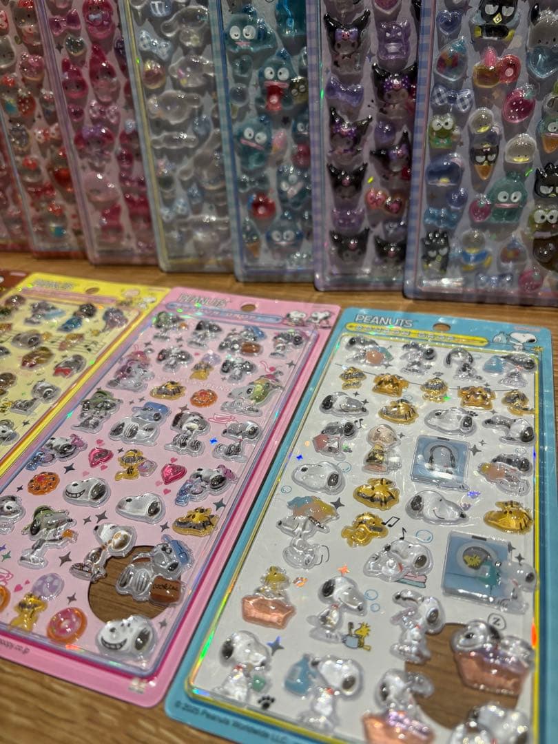 【正規品】ボンボンドロップシールスヌーピー4種サンリオ第二弾8種12点セット