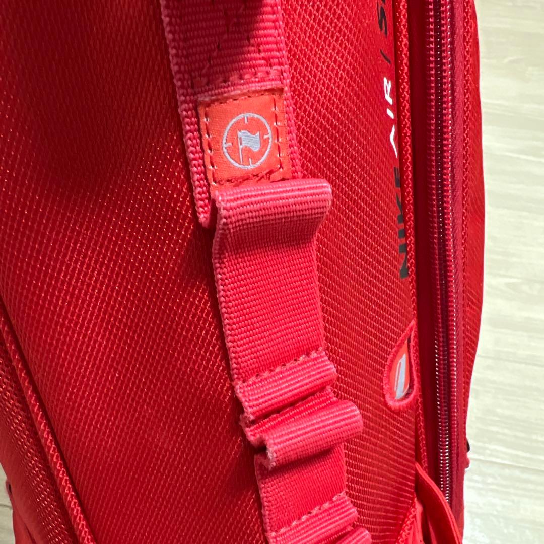 超軽量 NIKE キャディバッグ ゴルフバッグ スタンド 赤