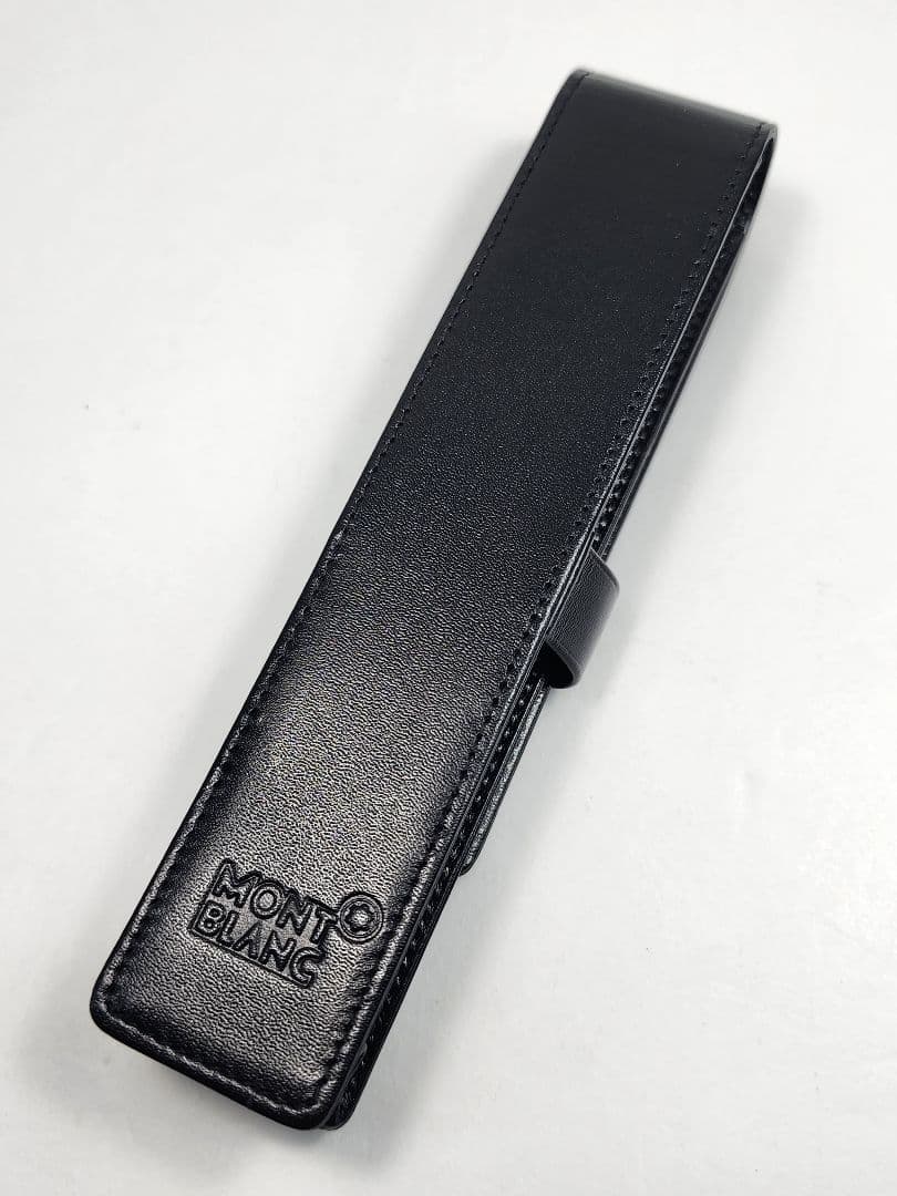 MONTBLANC　モンブラン　レザー ペンケース　ブラック　ケース箱有り