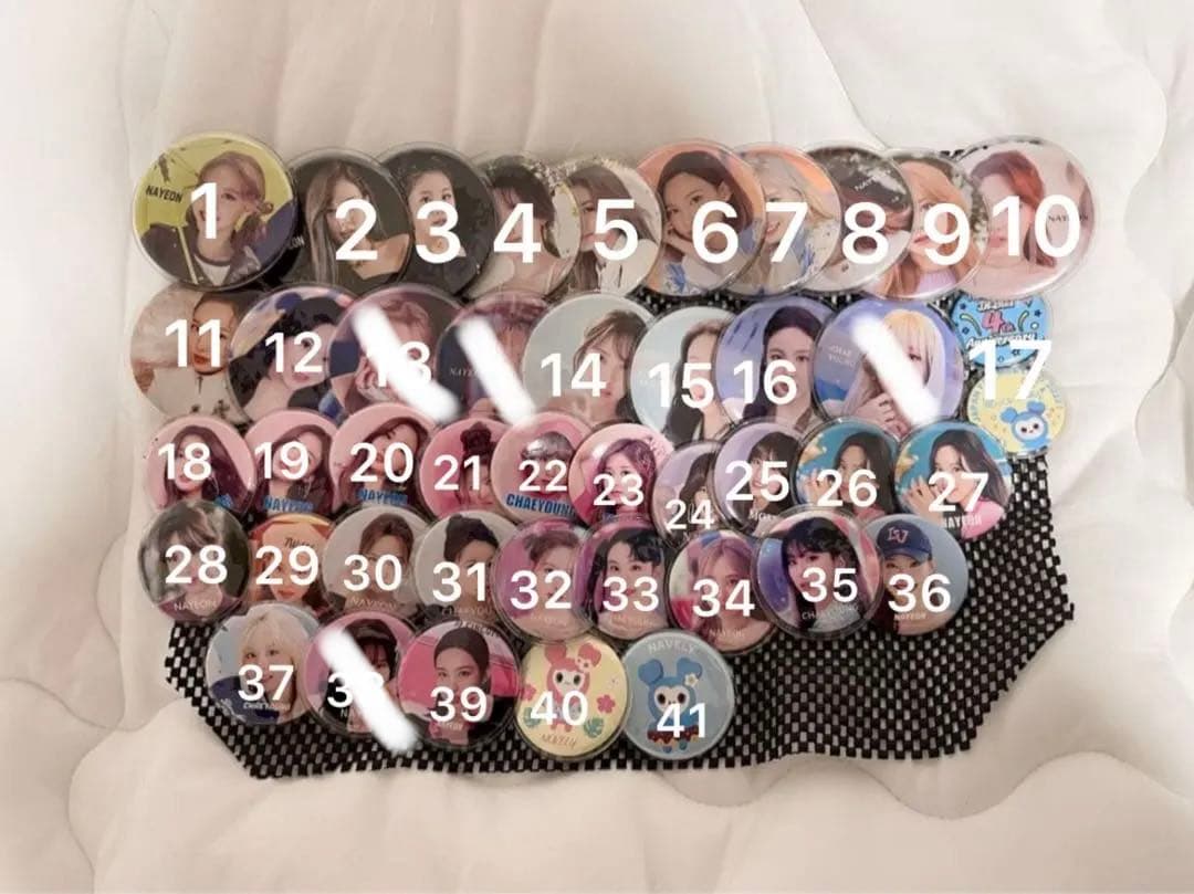 TWICE 缶バッジ バラ売り可