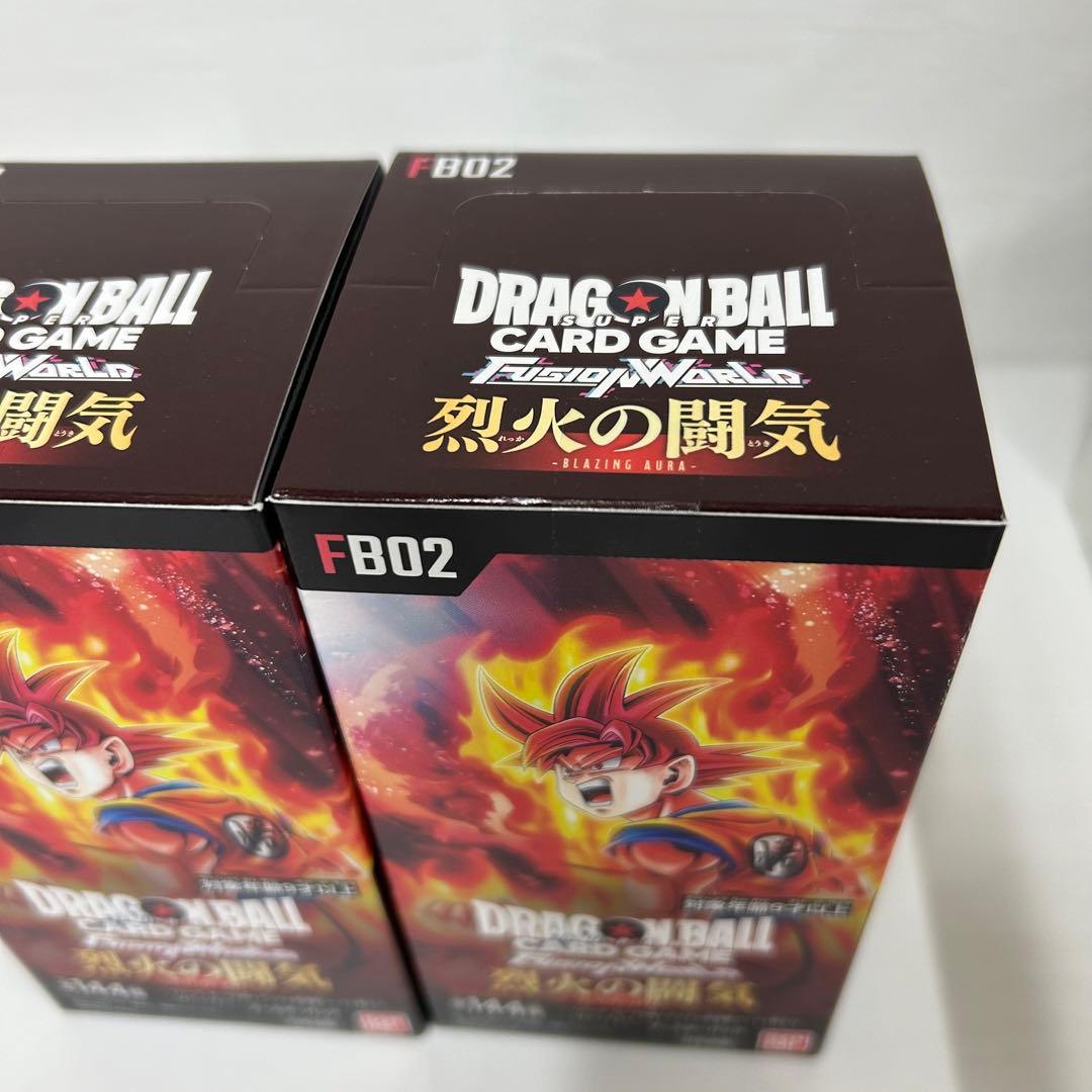 【新品】2BOXセット 烈火の闘気 ドラゴンボール トレーディングカード