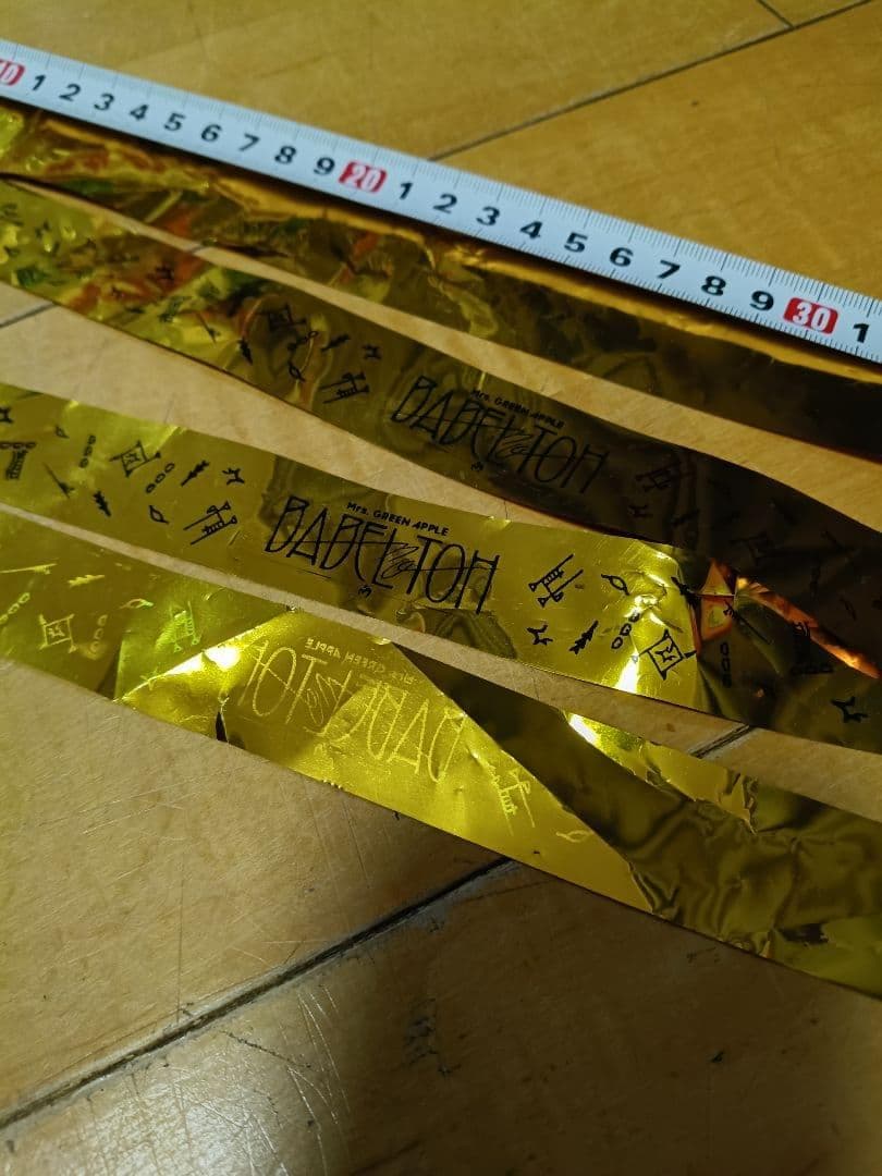 ミセス☆MGAOfficialLightStick☆金テープ２ｍタンブラーセット