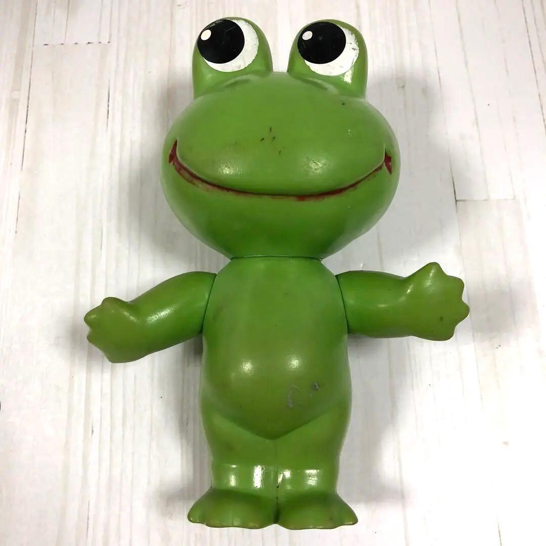 Y☆ 昭和レトロ　当時物　コーワ　ケロちゃん　カエル　フィギュア