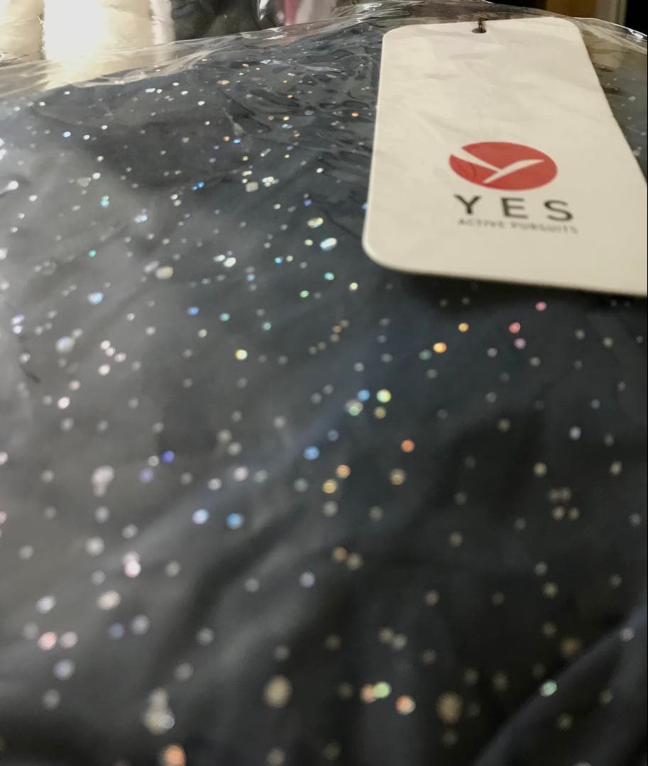 yes シャインメッシュレギンス　sサイズ