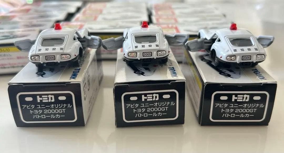レア！★アピタ限定トミカ　トヨタ２０００ＧＴ　パトロールカー　35周年　16台