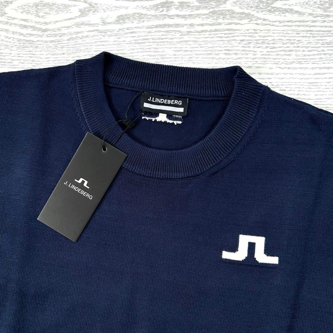 J.LINDEBERG ジェイリンドバーグ クルーネックセーター サイズL
