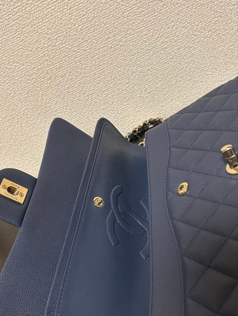 Ｍ*ａ様 CHANEL ノベルティ キャビアスキン マトラッセ25 クラシックハ