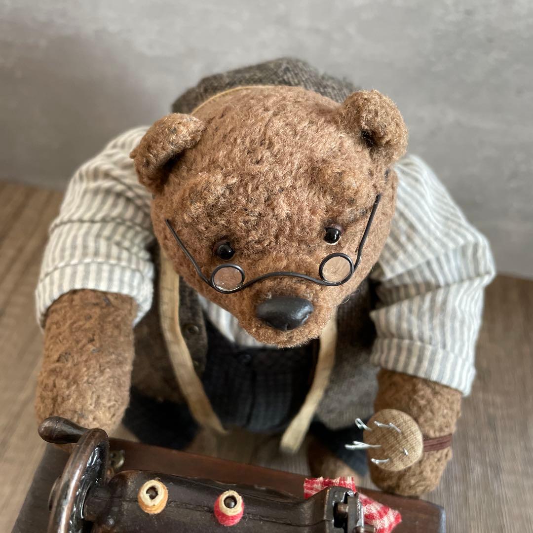 テディベア　おじいさんのテーラー　アーティストベア　作家