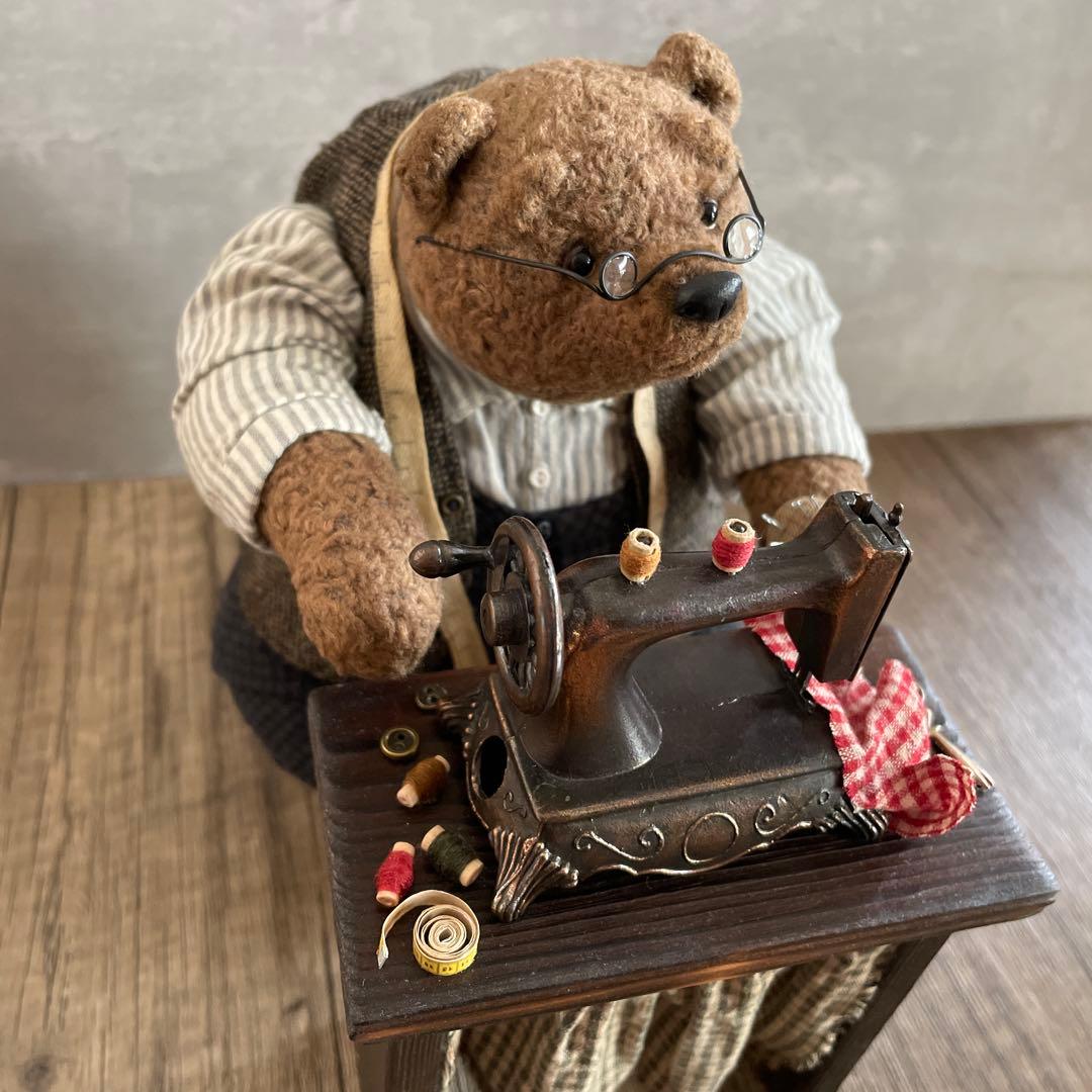 テディベア　おじいさんのテーラー　アーティストベア　作家