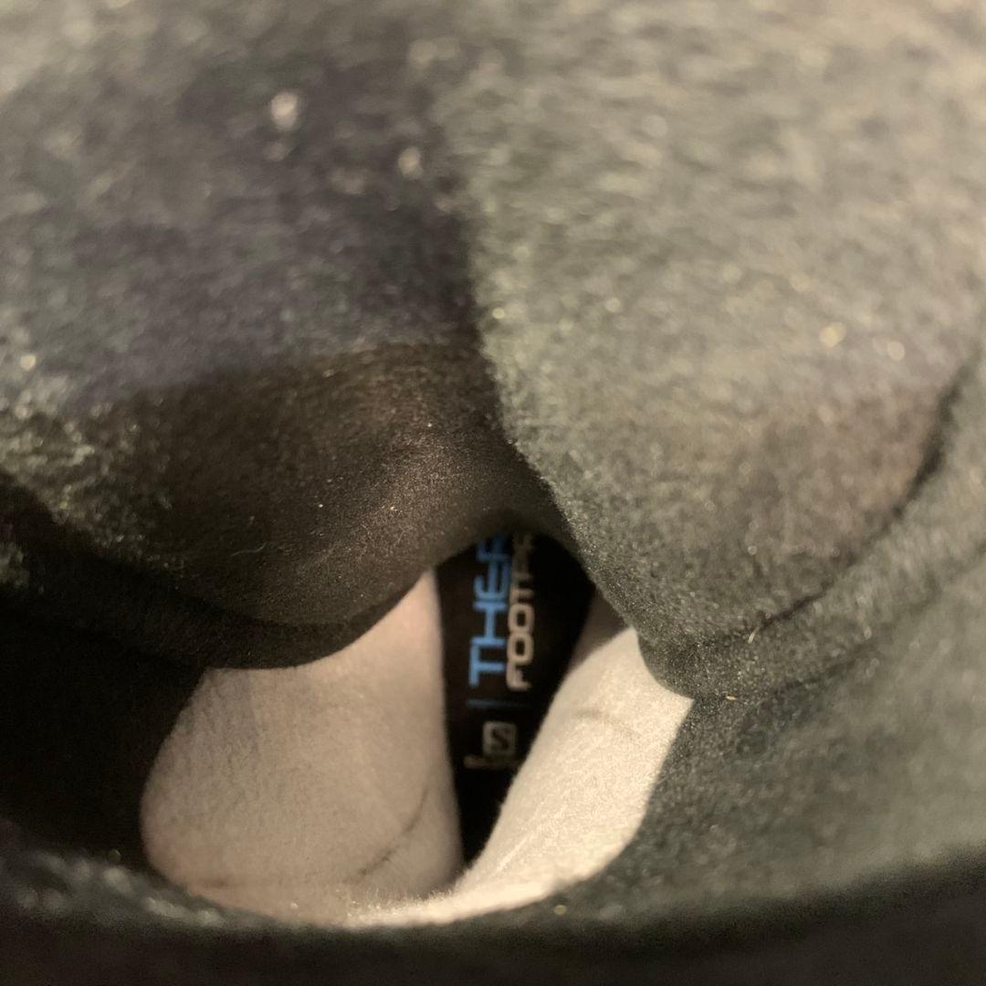 J354\" SALOMON スノーブーツ ブラック メンズ サイズ 25cm