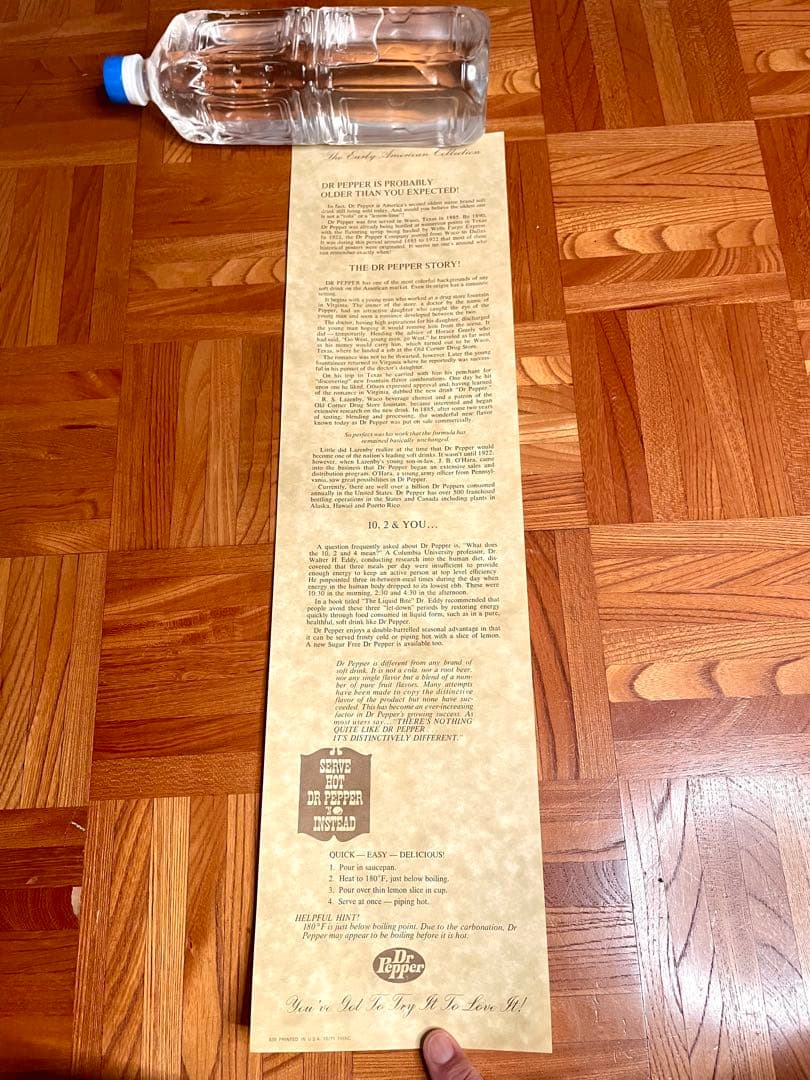 vintage antique Dr PEPPER ポスター6枚セット