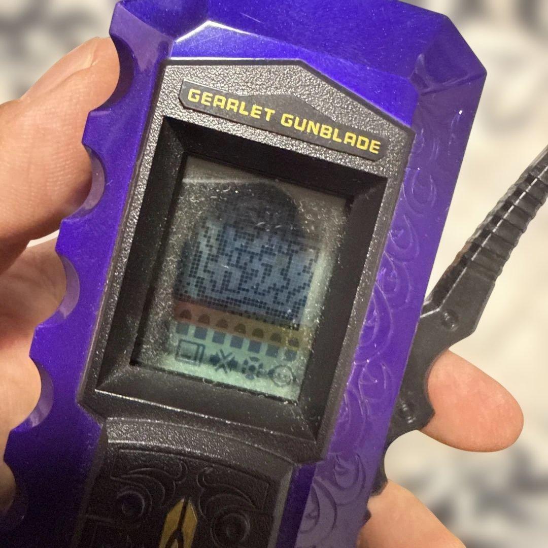 超希少 動作品 トレジャーガウスト ギアレット ガンブレード バイオレット