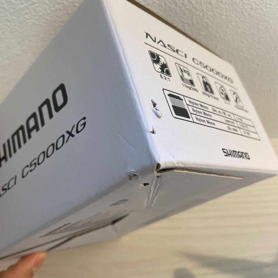 シマノ　21ナスキー　c5000xg ゴメクサスリールスタンド付き