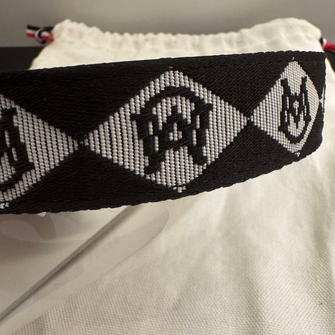 ドッグカラー 首輪 犬 MONCLER モンクレール ブラック ホワイト L