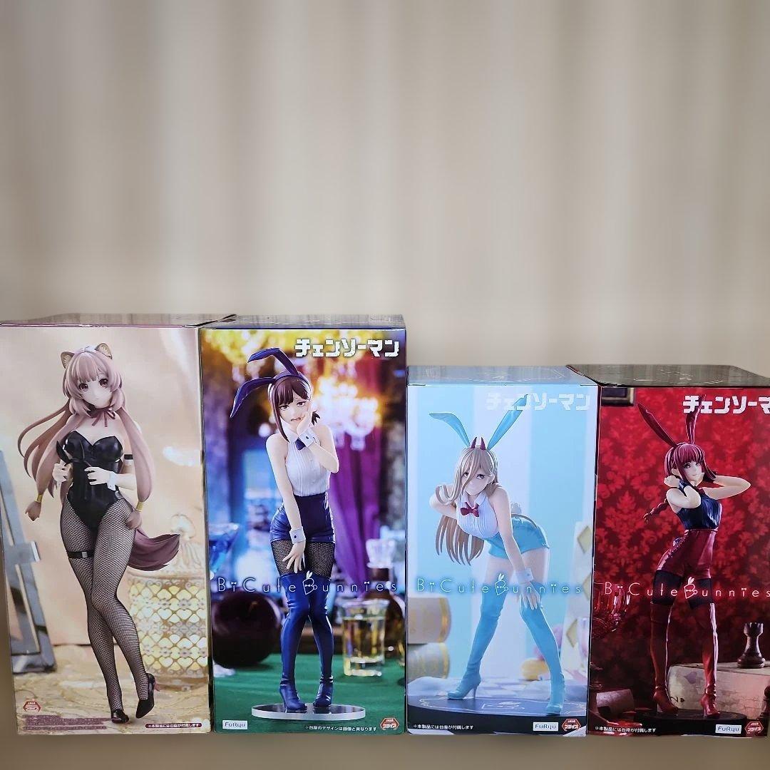 FuRyu　チェンソーマンとラフタリア　#白るまんどのフィギュア