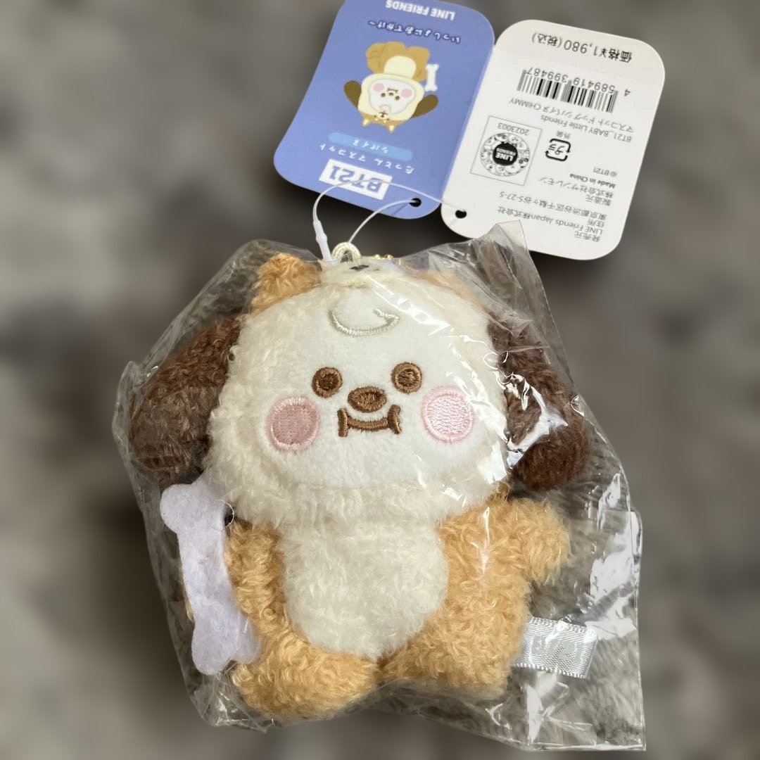BT21 ベビードック ぬいぐるみ S マスコット ポーチCHIMMY 3点