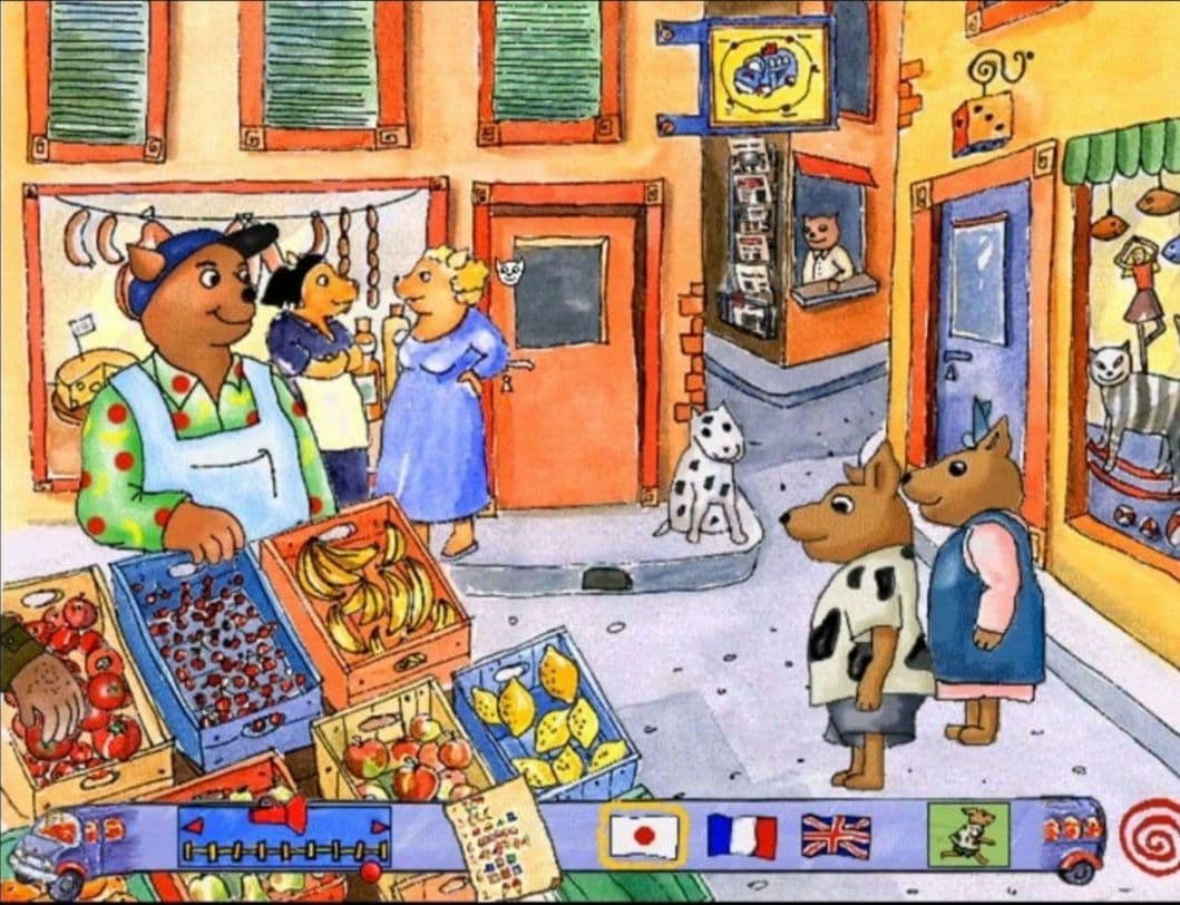マックスとマリー　かいものにいく　PCゲーム　Windows　Mac　CDROM