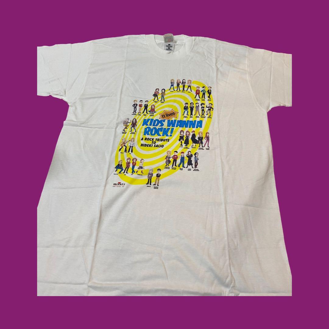 未使用　西城秀樹トリビュートアルバムリリース記念Tシャツ
