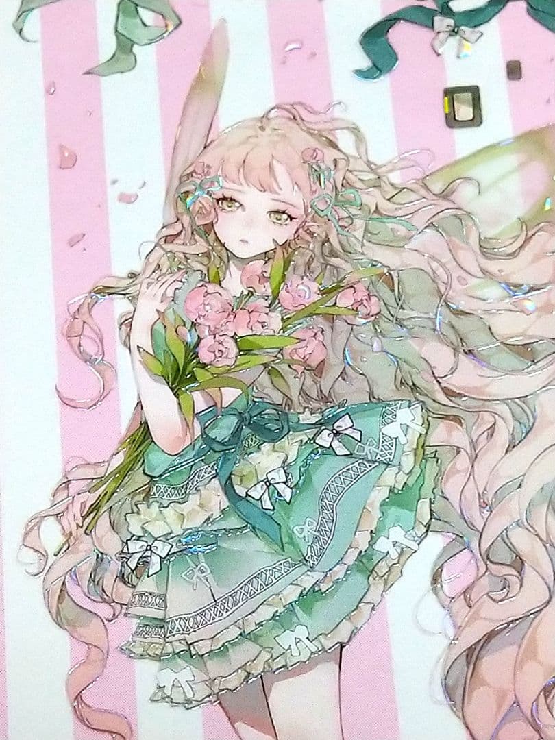 J1106＃花灵仙境(贝壳光)Dailylife切り売り海外人物マステ女の子