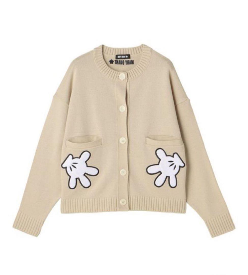MARY QUANT マリークワント　ディズニー 長袖カーディガン ニット