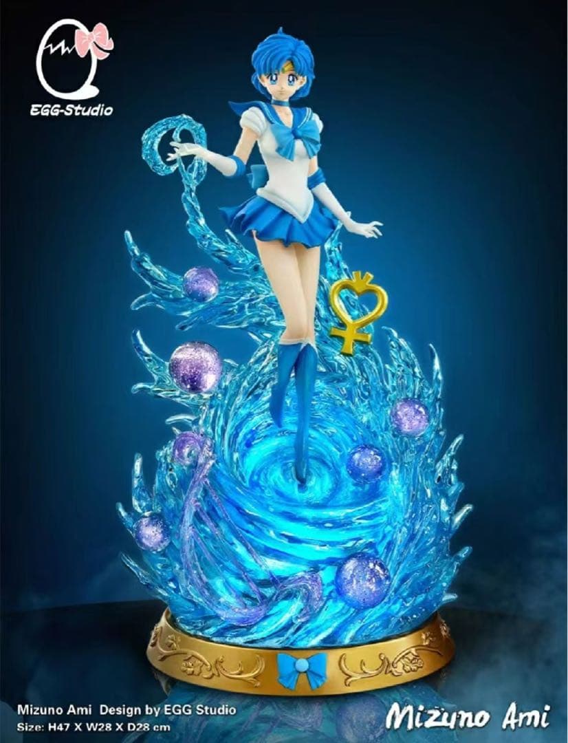 美少女戦士セーラームーン EGG 水野亜美 スタチュー フィギュア