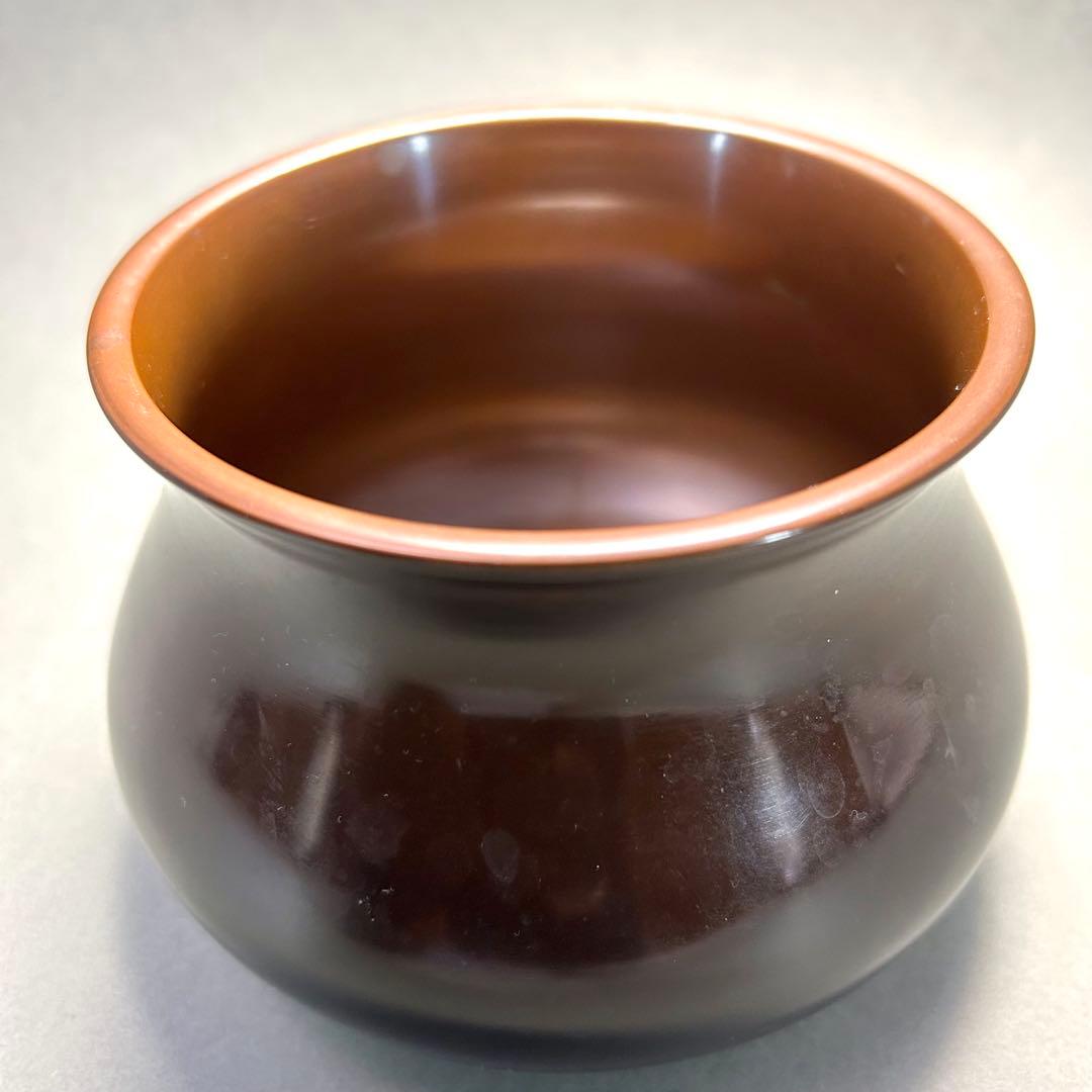 建水　えふご　『中村大禾　唐銅　建水』　義一　お茶道具　茶道　工芸品　共箱