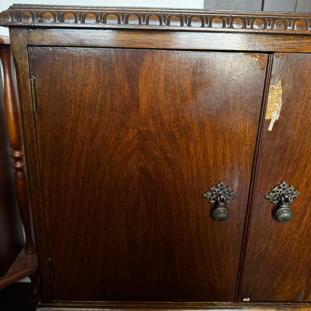 アンティーク木製チェスト ヴィンテージ　たんす　クラシック　古道具　英国　茶色