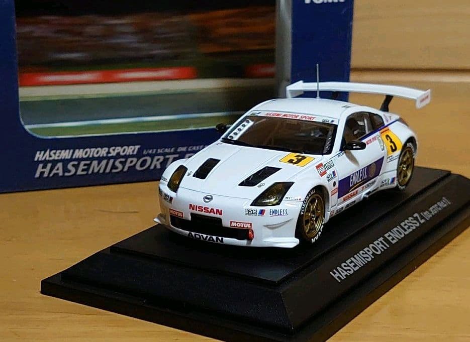 トミカエブロ　エンドレスZ 2003JGTC GT300クラス優勝車ホワイト白色