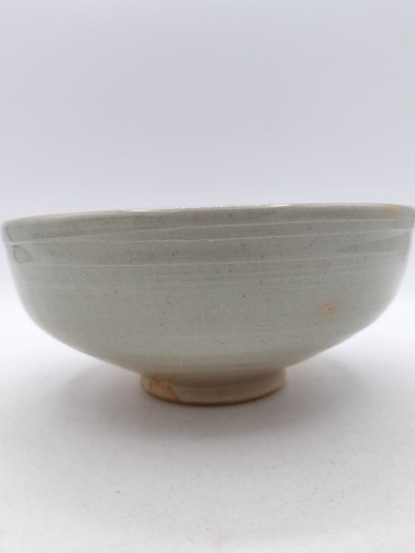 c735 平茶碗 ホタルの絵 朝日焼 紙箱 茶道具 古物