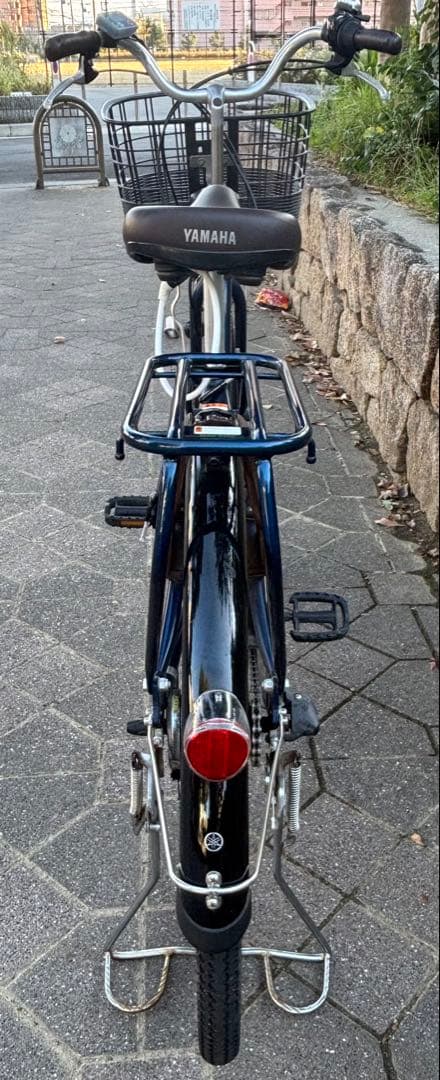 大阪　電動アシスト自転車　ヤマハPAS with 26インチ　3段　12.3