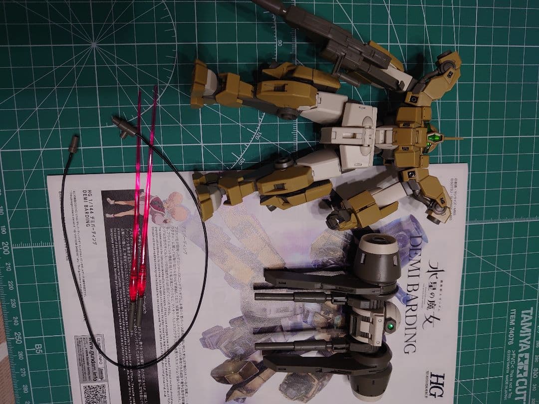 水星の魔女ガンプラ4体セット塗装完成品