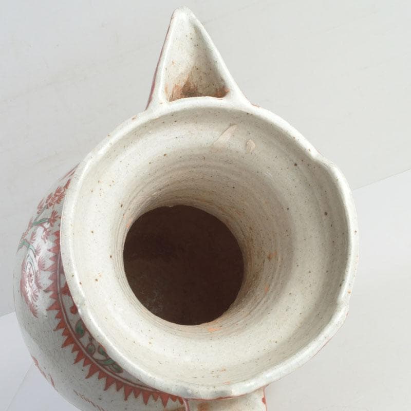 中国　赤絵　神獣花草文　執壷　水注瓶　C　9242A