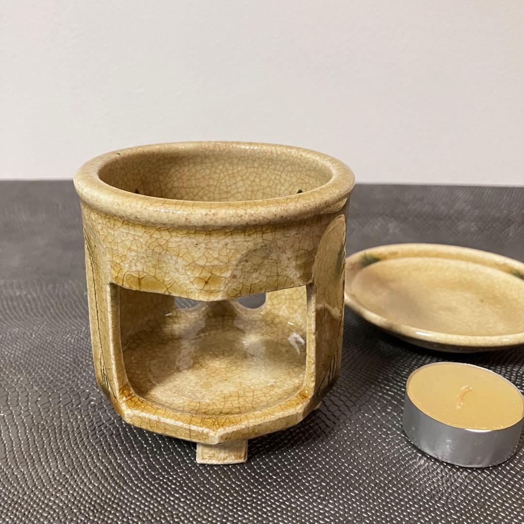 茶香炉 十角形 透かし瓢箪